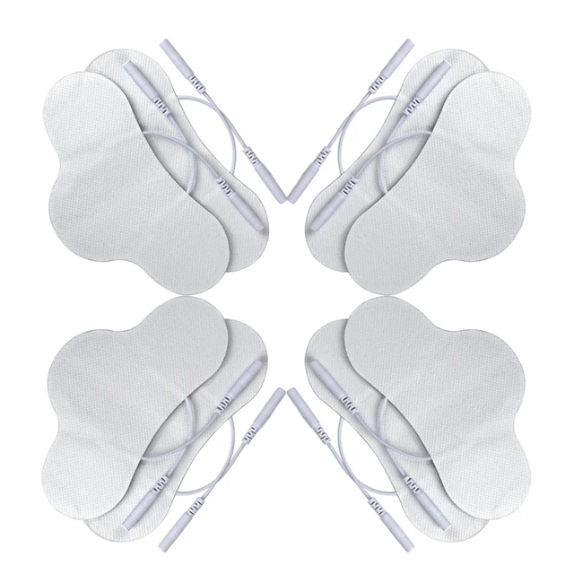 Electrode Pads TENS Back Neck Acupuncture Unit 2mm Plug Replacement Muscle Stimulator Stickers Treatment Massager 4