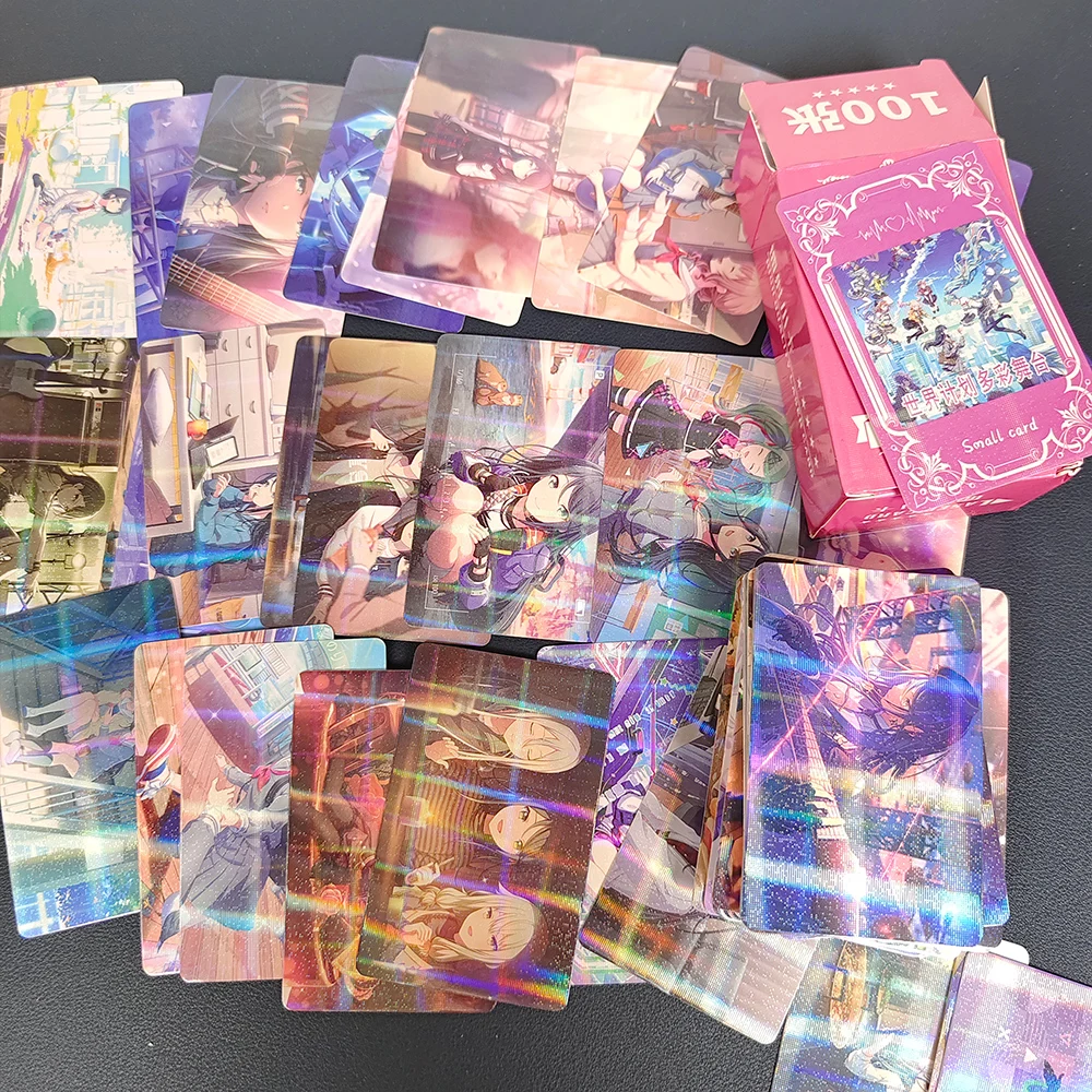 Project Sekai Complete Set Anime Laser Card Cosplay Rounded