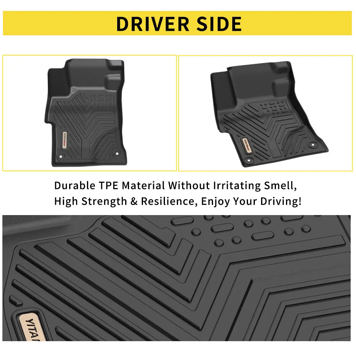Honda Civic 3D All-Weather Mats (2012-2015) – TPE Liner Set 3