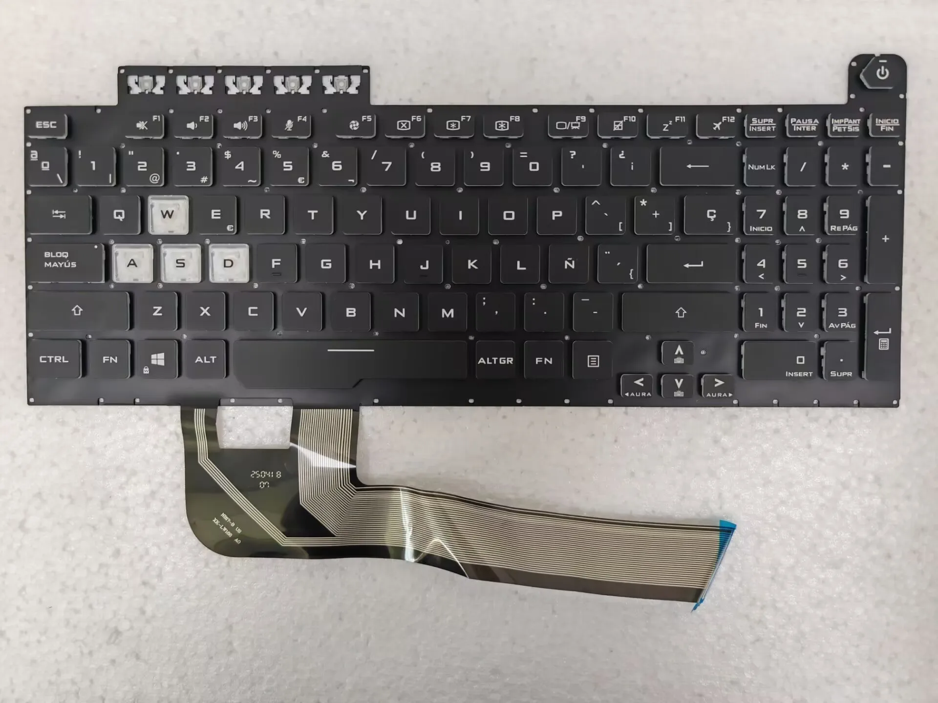 Spanish Backlight Laptop Keyboard For Asus TUF Gaming F15 FX506 FA506 FA506 Q FX506L FA506U FX706 FA706
