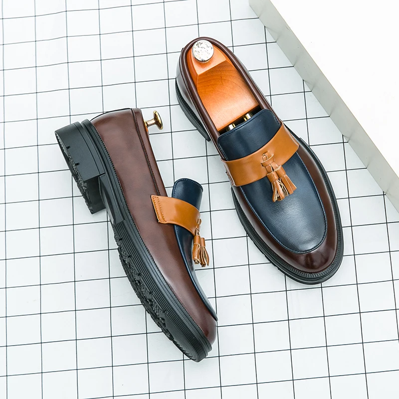 Leather Shoes For Man Genuine Leather Big Size High Quality Designer Formal Shoes Casual Fashion Business Oxford