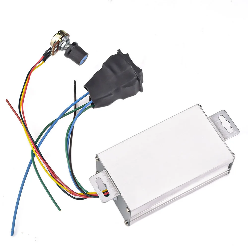 20A DC 모터 속도 컨트롤러용 정방향 역방향 PWM 드라이버 보드 12V 24V 36V 48V 60V 넓은 전압 범위 레귤레이터