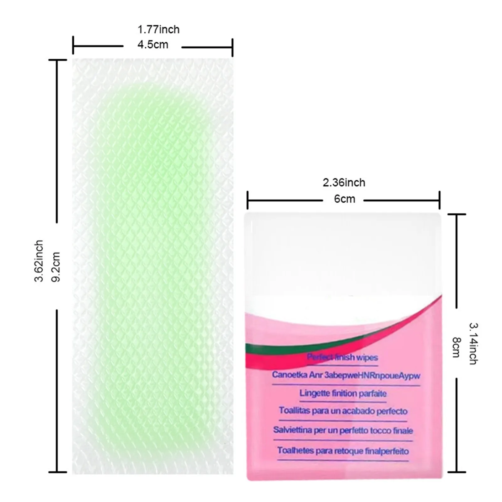 Quick Painless Facial Wax Strips 3