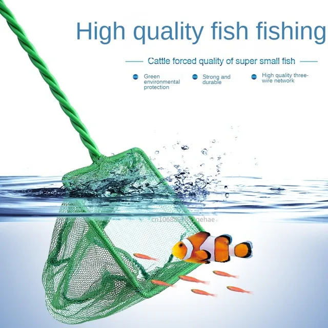 Portable Fish Net Long Handle Square Aquarium Accessories Fish Tank Landing Net Fishing Net Fish Floating Objects Cleaning Tool Portable Fish Net Long Handle Square Aquarium Accessories Fish Tank Landing Net Fishing Net Fish Floating Objects Cleaning Tool