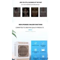 Ventilateur de climatisation mobile portable avec télécommande pour usage extérieur et garage, 3 vitesses, réfrigération industrielle et commerciale 5