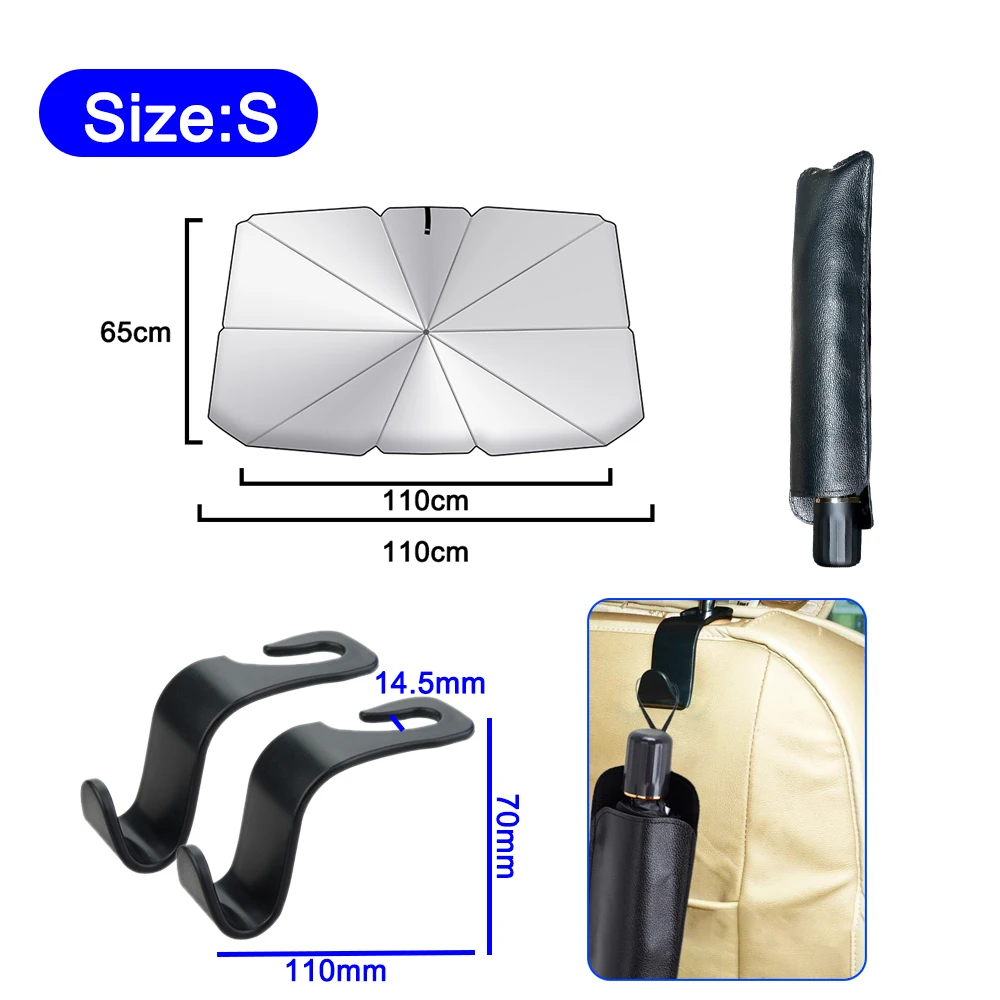 personal number plates Foldable Car Windshield Sun Shade Umbrella UV Protection Heat Insulation Parasol Auto Front Window Cover Interior Protector custom number plates Other Exterior Accessories