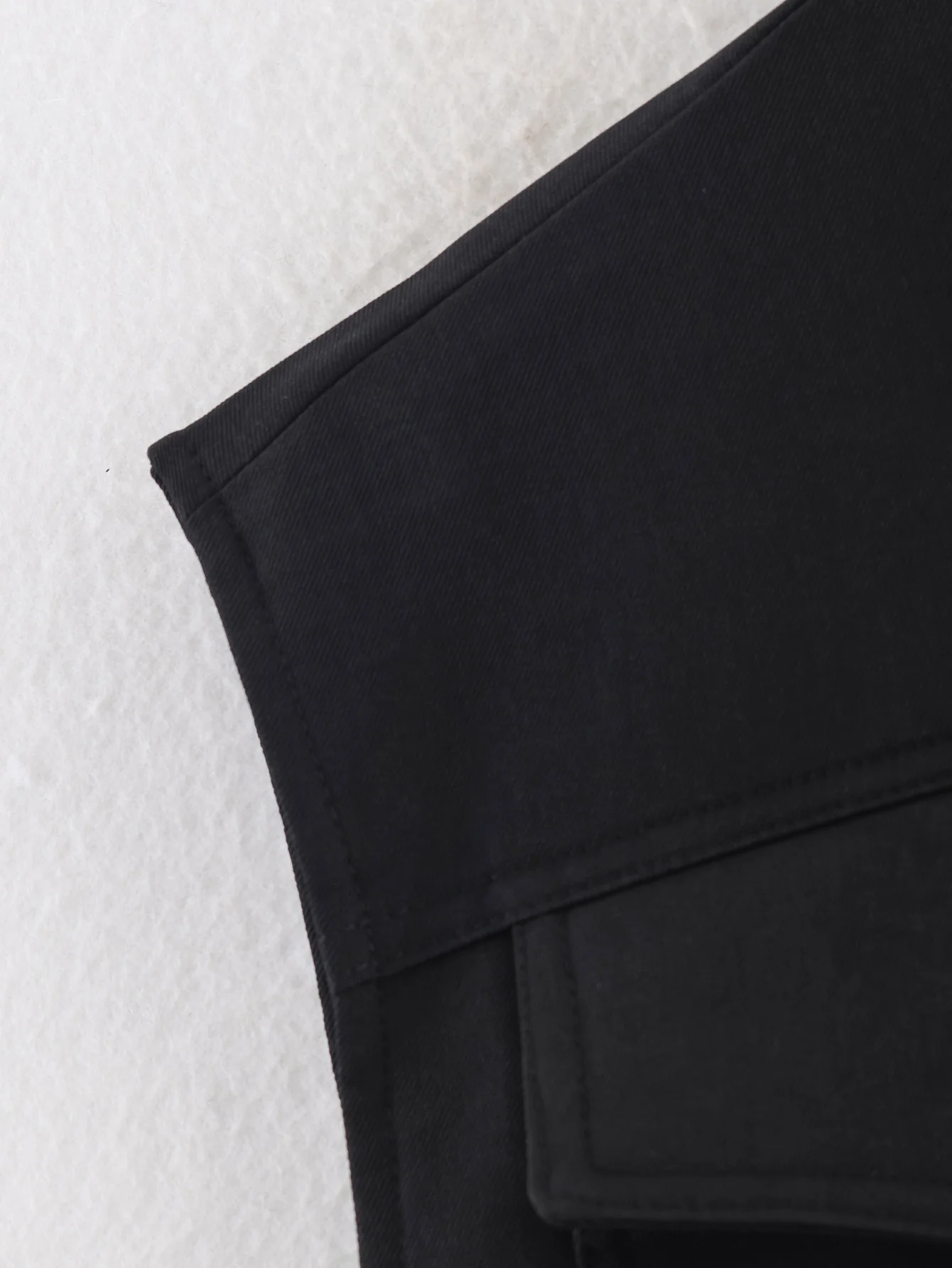 HH Frau Frühjahr Mode Stehen Kragen Zipper Tasche Dekoration Ärmellose Kurze Mantel Weibliche Beiläufige Lose Warm Halten Jacke – Detail 7