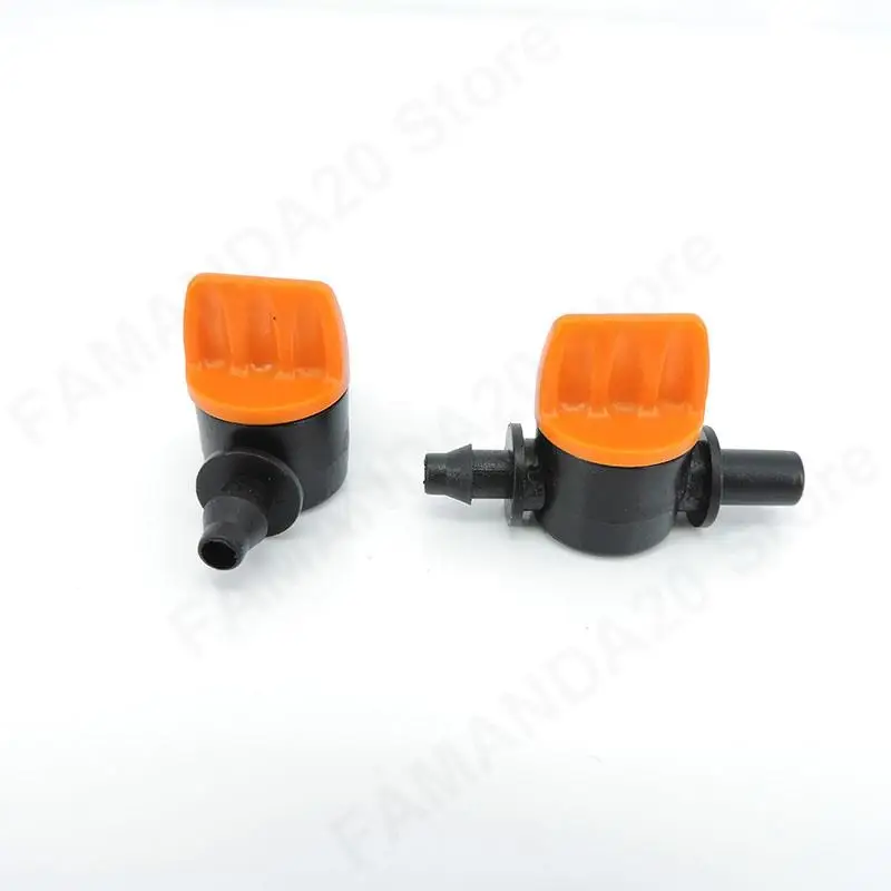 

4/7mm 6mm Hose Water Valve Garden Auto Drip Irrigation connector System 1/4" Mini Pipe Watering Barbed Switch Control Fittings m