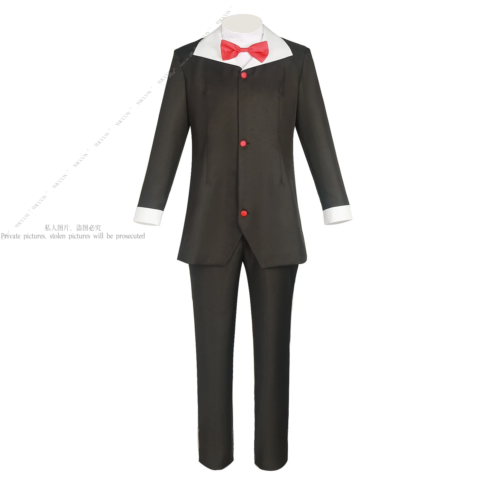 Anime Husk Cosplay Kostüm Wig Perücke Gloves And Claw Assembled Hazbin Cosplay Hotel Daemon Suit Prop Woman Man Set 14