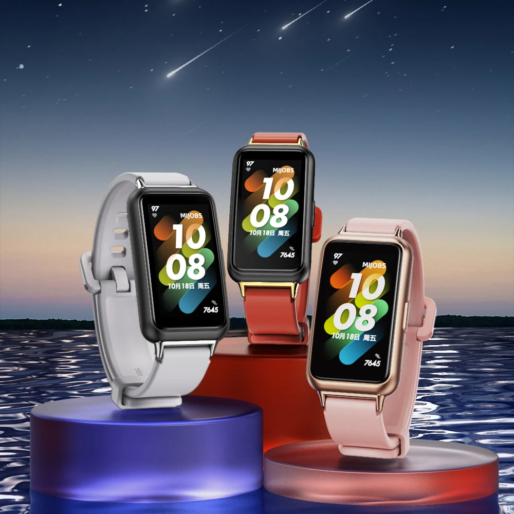 Silicone Strap Bracelet for Smartwatch Fitness Band - Enhanced Comfort & Style