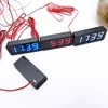 Vehicle mounted GPS Beidou satellite synchronous clock electronic clock module car LED digital tube digital  night light usb 5v 4