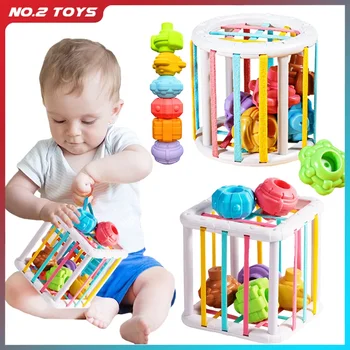 Montessori Shape Stacking Blocks 1