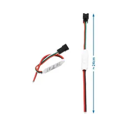 RGB LED Ring with Integrated Drivers - Multi-Bit Options Available (Control line)
