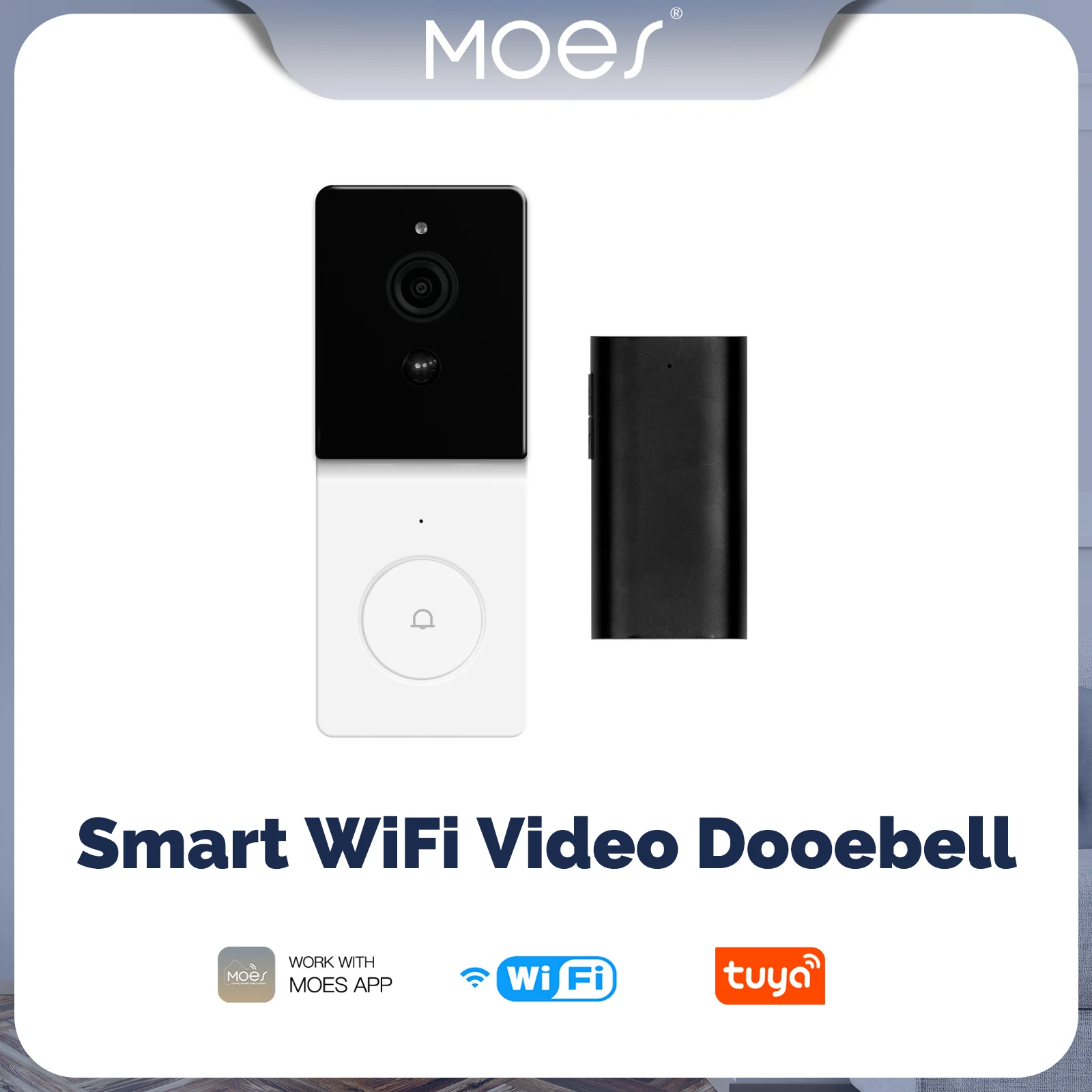 EMylo Wireless Doorbell, Smart Video Doorbell With Doorbell