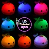 Upgraded Baby Rechargeable Bath Toy with Waterproof Light Up Whale Spray Water Bathtub for Toddlers Kids Pool Bathroom Toys 4