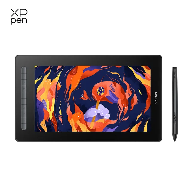 XPPen Artist 16 Graphic Tablet Monitor Drawing Pen Display 127% sRGB X3-powered Stylus 10 Keys Tilt Support Windows Mac Android 1