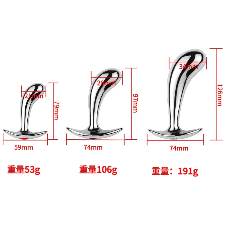 Electro Shock Anal Dilator Stimulator Body Massage Anal Plug Prostate Massage Medical Themed Toys Butt Plug Sex Toys For Couple