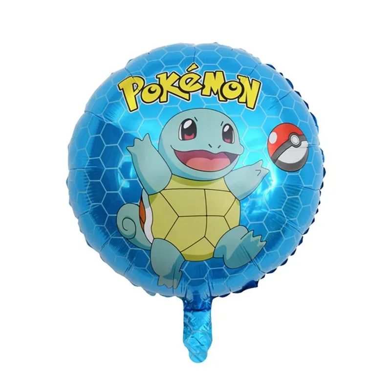thumbnail image 1 of 1/3/5 piezas Globo de Pokémon Pikachu Squirtle Bulbasaur Charmander Pikachu Globo de aluminio Decoración Suministros Regalo de fiesta de cumpleaños para niños, 1 of 5
