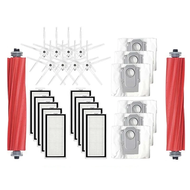 

Запчасти для робота-пылесоса Xiaomi Roborock Q7max +/T8, основная боковая щетка, Hepa фильтр