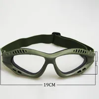 Nouvelles lunettes de moto lunettes de cyclisme élastiques CS lunettes de sécurité tactiques coupe-vent Anti-poussière lunettes de sport de plein air 6