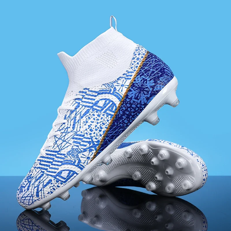 Men FG/TF Football Boots Futsal Professional Unisex Soccer Shoes High Quality Grass Training Sport Non Slip Outdoor Male_voghion.com