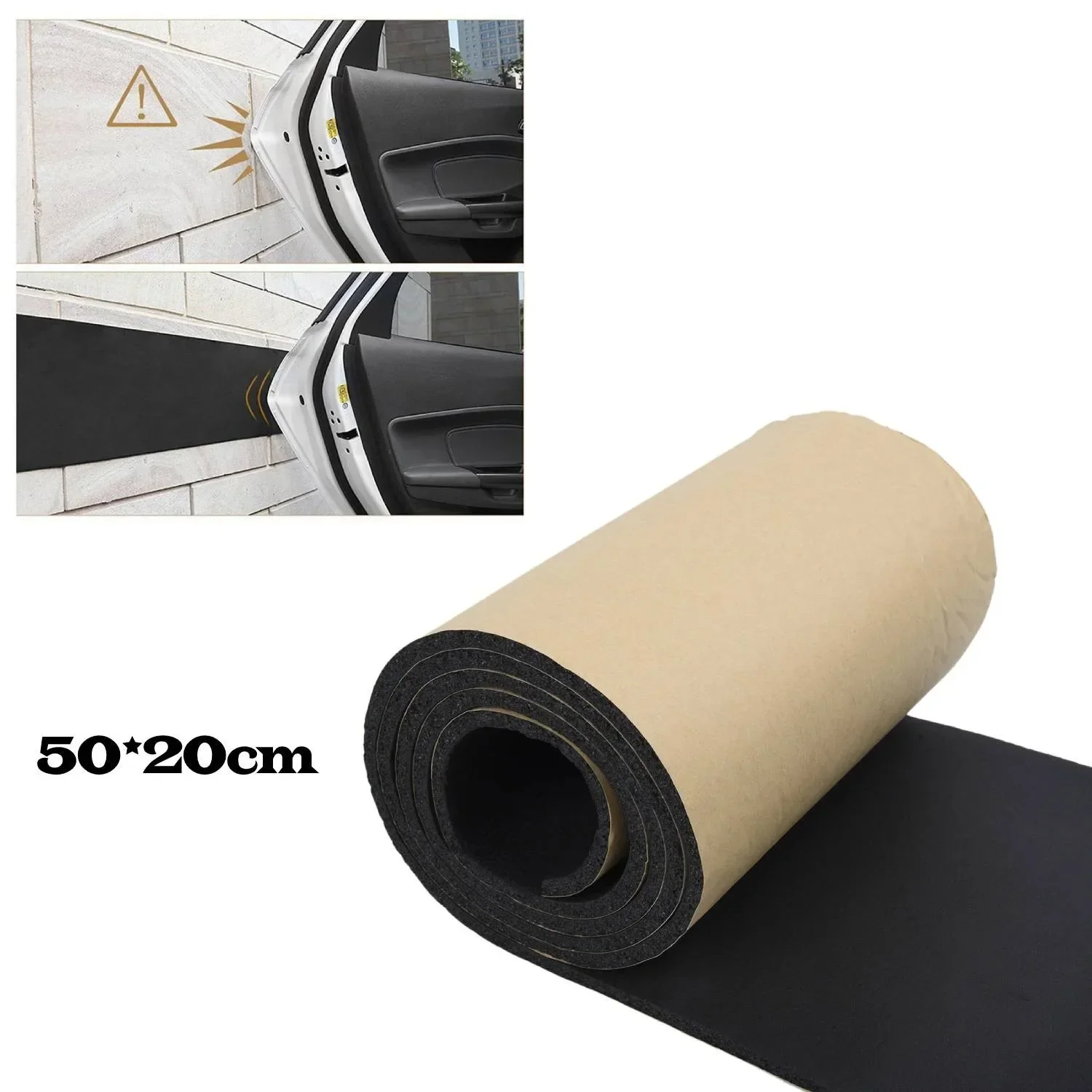 Car Door Edge Guards Car Door Protector Car Door Anti Collision Strip 250/200/100/50x20cm 6mm EVA Foam