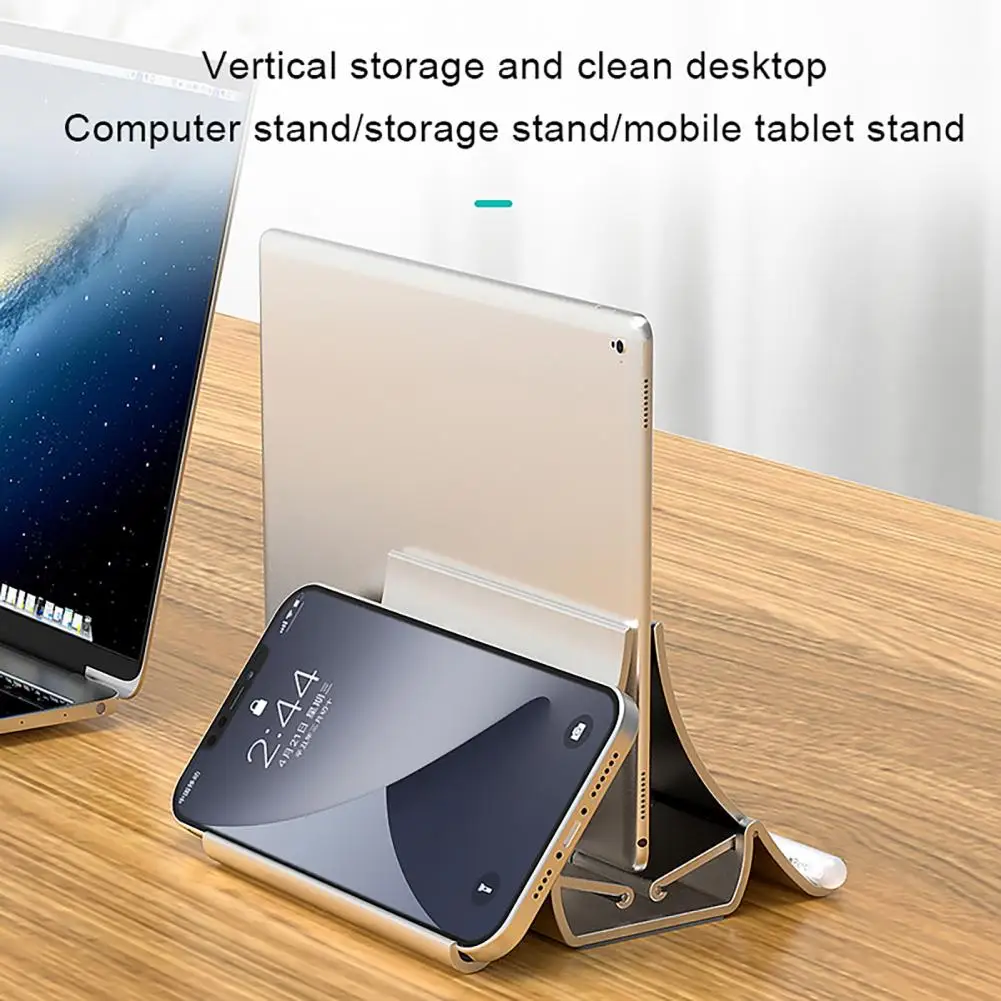 Laptop Bracket for Heat Dissipation Versatile Vertical Laptop Stand Non-slip Bracket for Macbook Tablet Phone Ideal Home