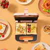 Multifunction Sandwich Maker Non-stick Omelette Bacon Skillet Folding Toaster Double-side Heating Instant Breakfast machine 220V 4