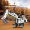 2.4G Radio Controlled RC Dump Truck 1/20 11CH Dumper Technique Car Vehicle Models for Children Adult Presents 4