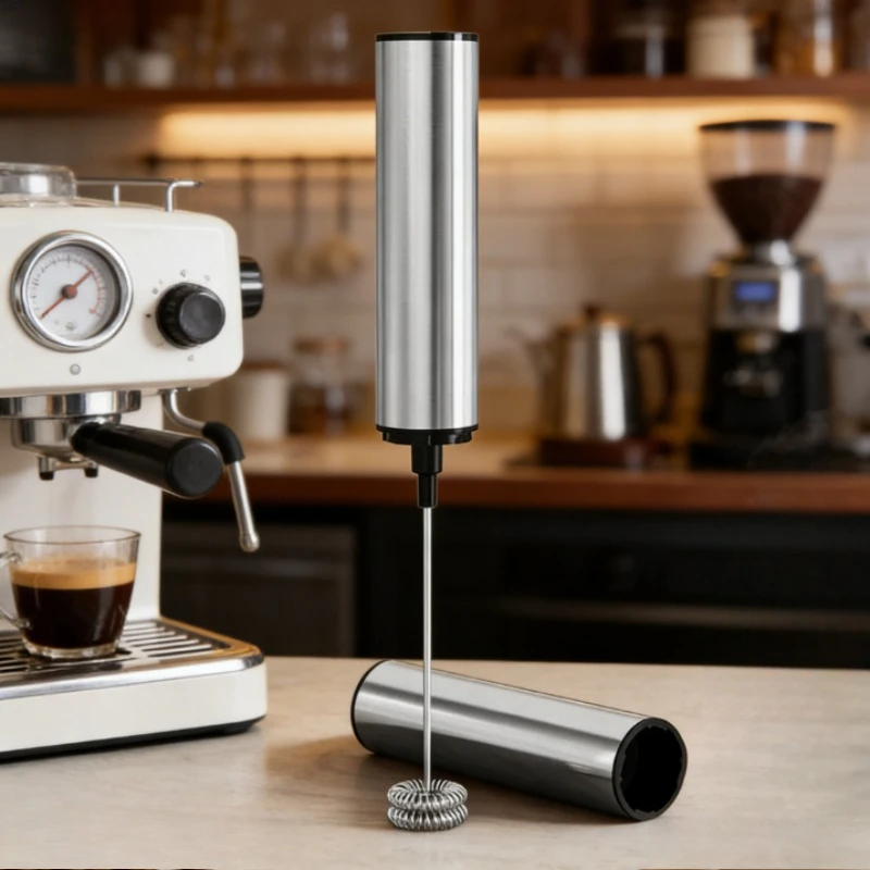 Electric Milk Frother Household 3 Speeds Rechargeable Coffee Blender Covered Storage for Drink Coffee Cooking Tool Kitchen Mixer 1