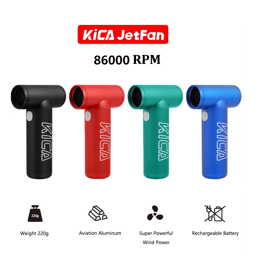 Kica Jetfan – Souffleur D'air Électrique Portable, Turbo Ventilateur  Rechargeable Sans Fil, Nettoyeur D'air Comprimé Pour Ordinateur, Clavier De  Voiture - Kits Studio Photo - AliExpress