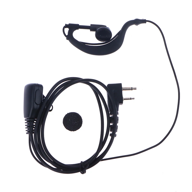 D-type Earhook Earpiece Headset Walkie Talkie Headphone For ICOM IC-91A/91AD/92AD/P7A/Q7A/V8