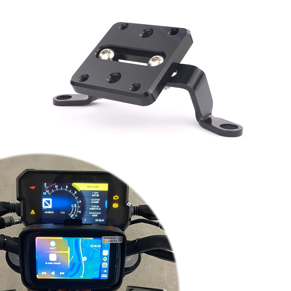 Mobile Phone Mount Bracket For Yamaha Mt-125 Xv1700 Suzuki B-King Gsr600 Gsx1000S Dr-Z400 Sm V-Strom Gn125 Gps Navigation Frame