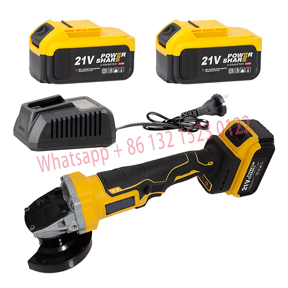 

250V Brushless Angle Grinder Cordless Angle Grinder Variable Grinding Machine Cutting Woodworking Power Tool
