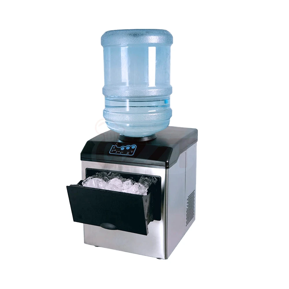 

Automatic Commercial Ice Maker With Cold Water Dispenser Gs\Ce\Emc High Quality 22Kgs/24H Home Commerical Ice Block Machine