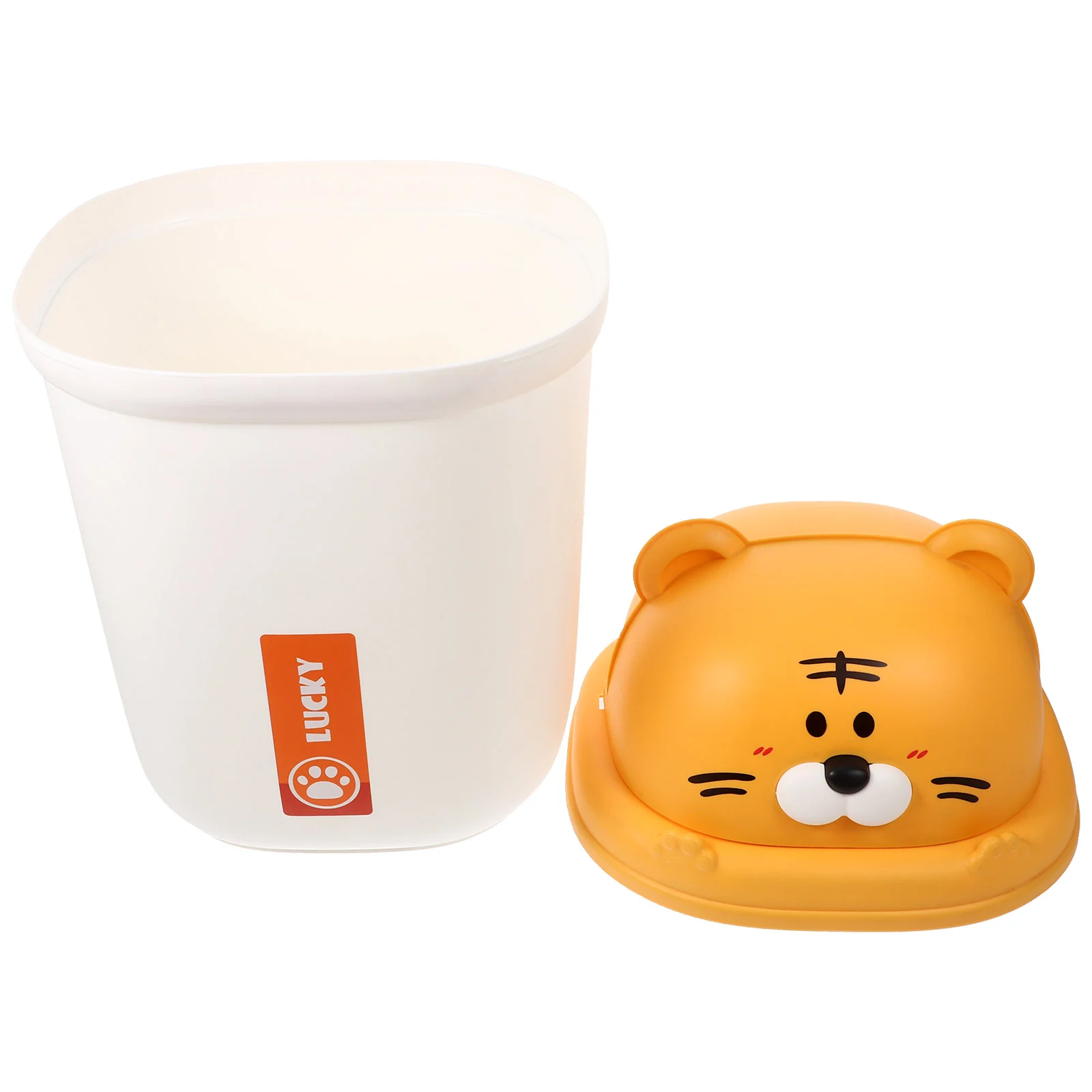 

Flip Trash Can Cute for Bedroom Small Bin Trashcans Kitchens With Lid Household