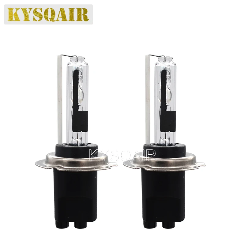 

KYSQAIR 1 Pair High Quality Metal Base H7C H7CR Xenon HID Bulbs 35W 55W Universal 4300K 5000K 6000K 8000K H7 Car Headlight Lamp