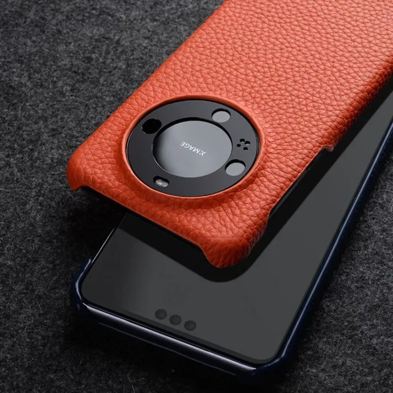 Original Melkco Premium Genuine Cowhide Leather Case for Huawei Mate 60 Pro Mate60 Pro Plus Handmade Armor Business Back Cover