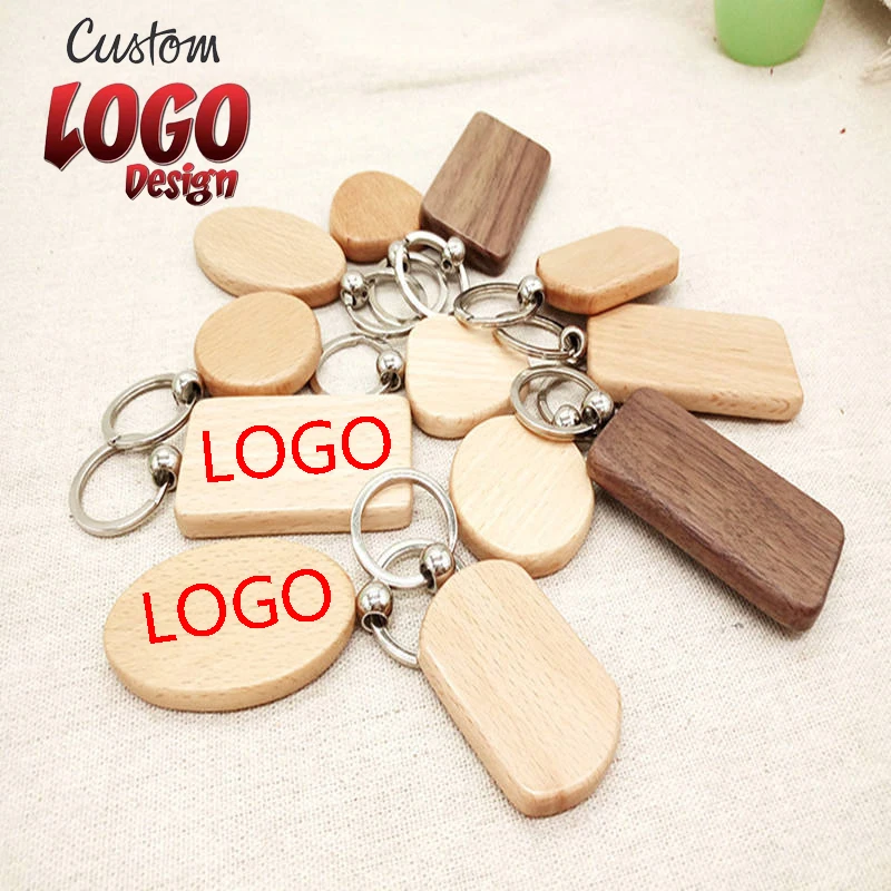 

Custom Personalized Wedding Favor Engraved Names Square Wooden Keychain Gift Wedding Party Souvenir Keyring Key Holder Round