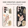 Abstract Plants Phone Case For Samsung Galaxy S25 S24 S23 S22 S21 S20 Ultra Plus FE S10 S9 S10E Note 20 ultra 10 9 Plus Cover 6
