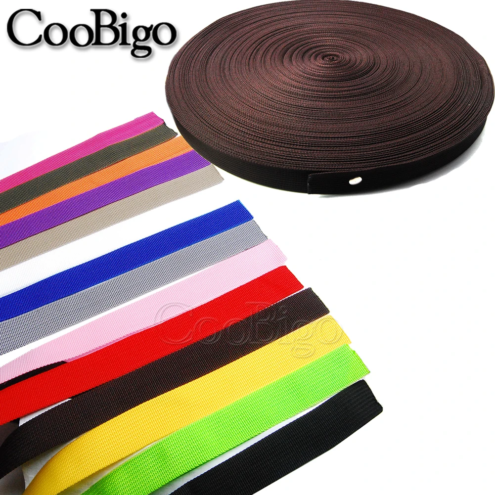 1yard 25mm Canvas Webbing Braided Belt Ribbon DIY Backpack Strap Suspender Sewing Bag Belt Dog Collar Harness Accessories