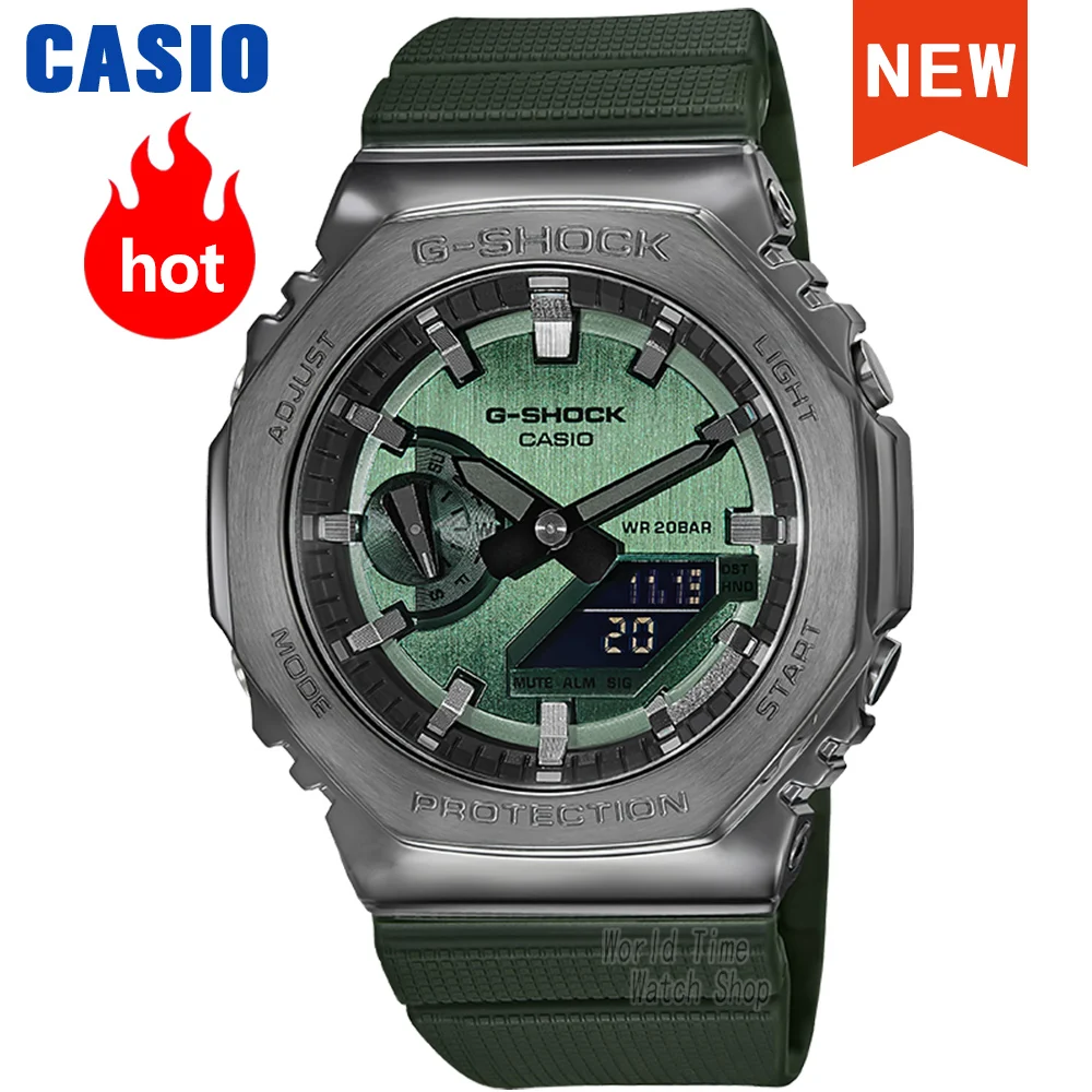 Casio watch for men g shock top brand luxury set 200m Waterproof Metal case  watch reloj casio hombre GM-2100 series - AliExpress