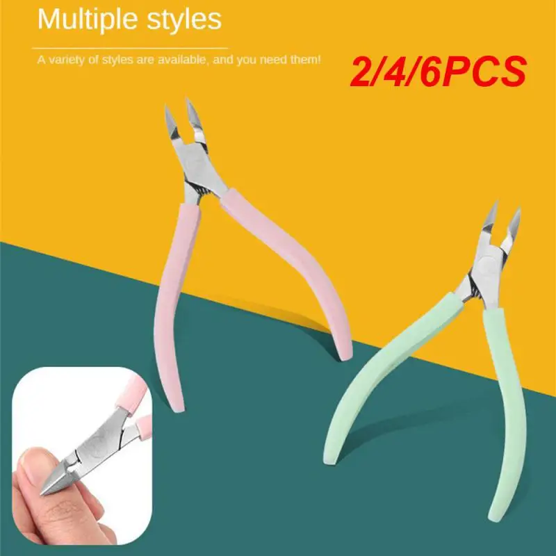 

2/4/6PCS Nail Knife Sharp Smooth Stainless Steel Durable Precise Easy-to-use Nail Scissors High Quality Nail Clippers