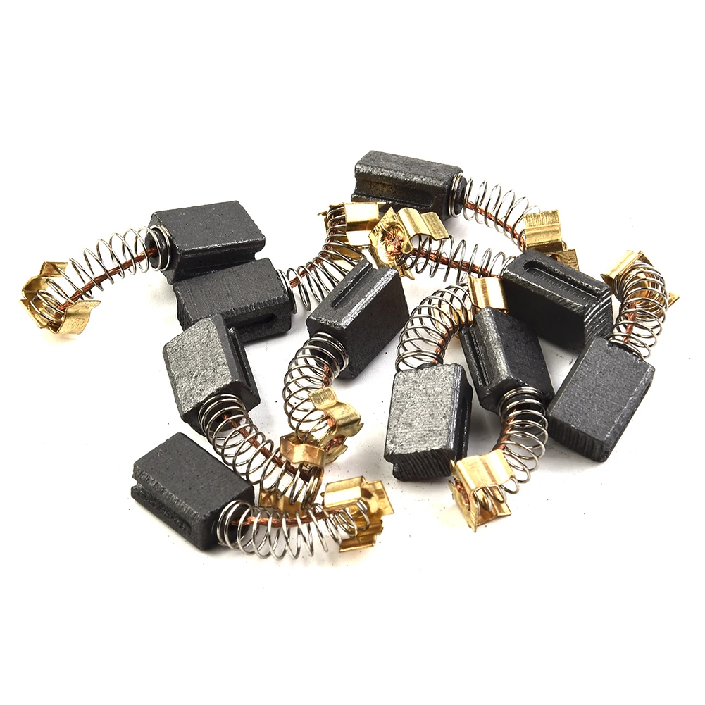 

10 шт., карбоновые щетки для CB406 CB407 CB418 CB419 191962-4 HR2432 HR2450 HR2450T Taladros Деревообрабатывающие инструменты Brocas