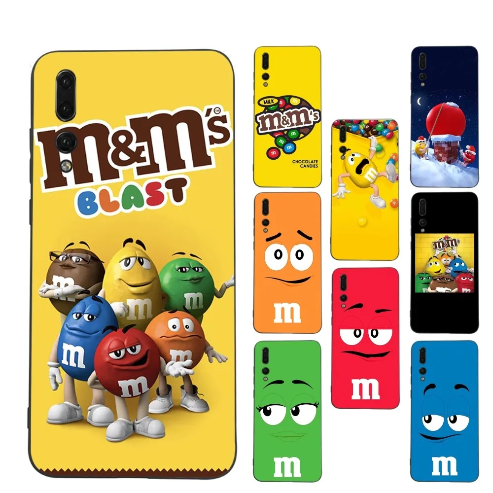 Custodia Per Telefono C-Chocolate M-M & Ms-S Per Huawei P 8 9 10 20 30 40 50 Pro Lite Psmart Honor 10 Lite 70 Mate 20Lite