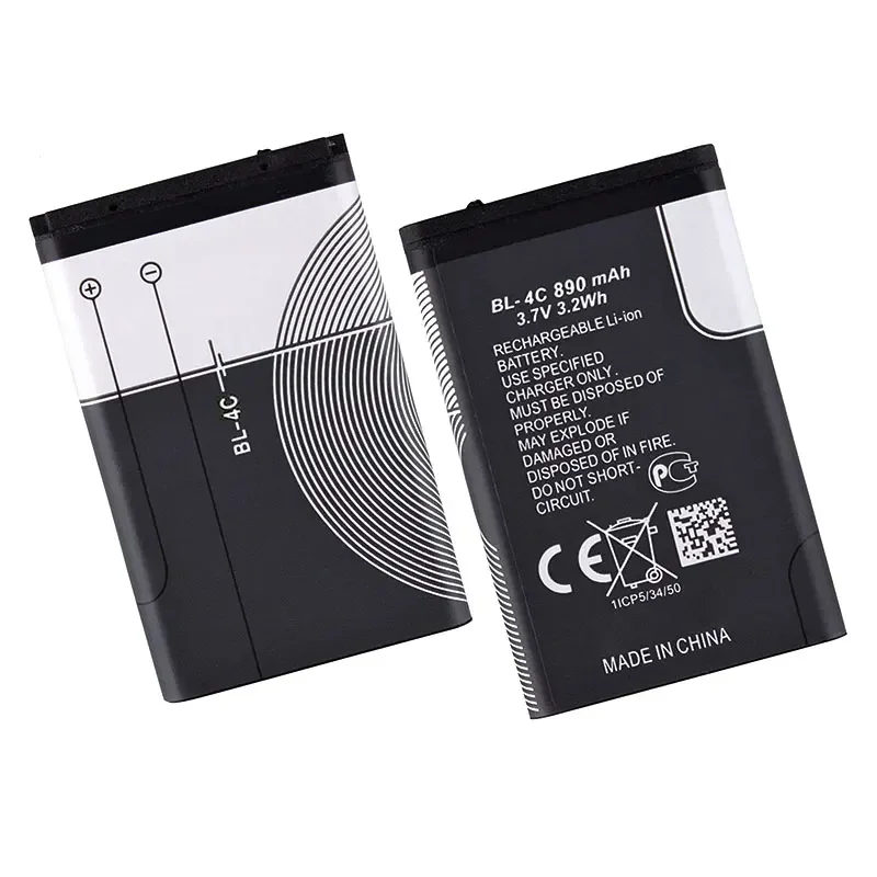 20PCS BL-4C Batteria Al Litio per Nokia 6100 6125 6131 6136 6170 6300 5100 7270 2220S 2650 3500 X2 C2-05 Batterie di Ricambio - immagine 2