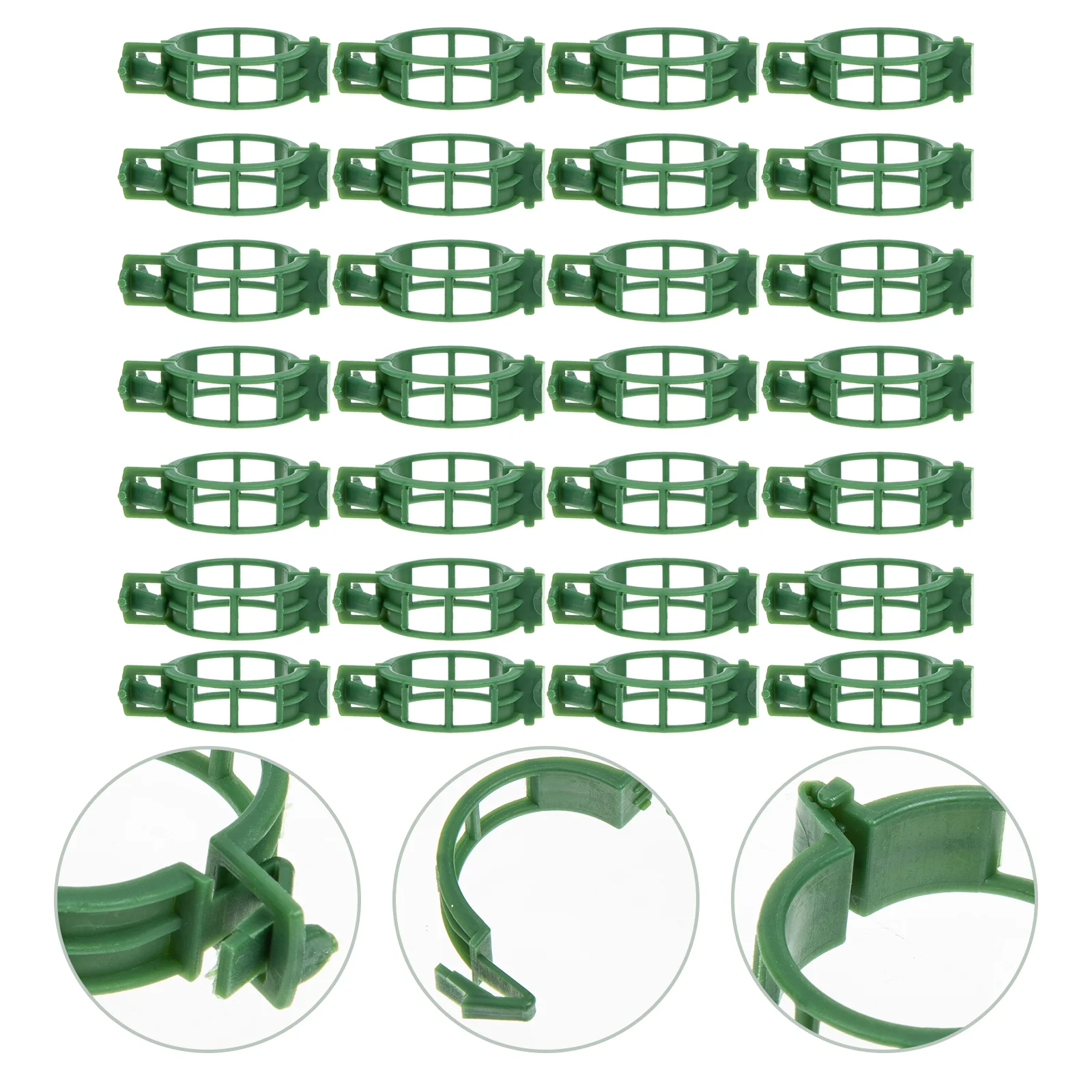 200-Pcs-Plastic-Vines-Garden-Rattan-Clips-Plastic-Support-Clamp-Stem-Supports-Orchid-Vine.jpg 200 Db Műanyag Szőlő Kerti Rattan Klipek Tartó Bilincs Szárát Támogatja Az Orchidea - Image 2