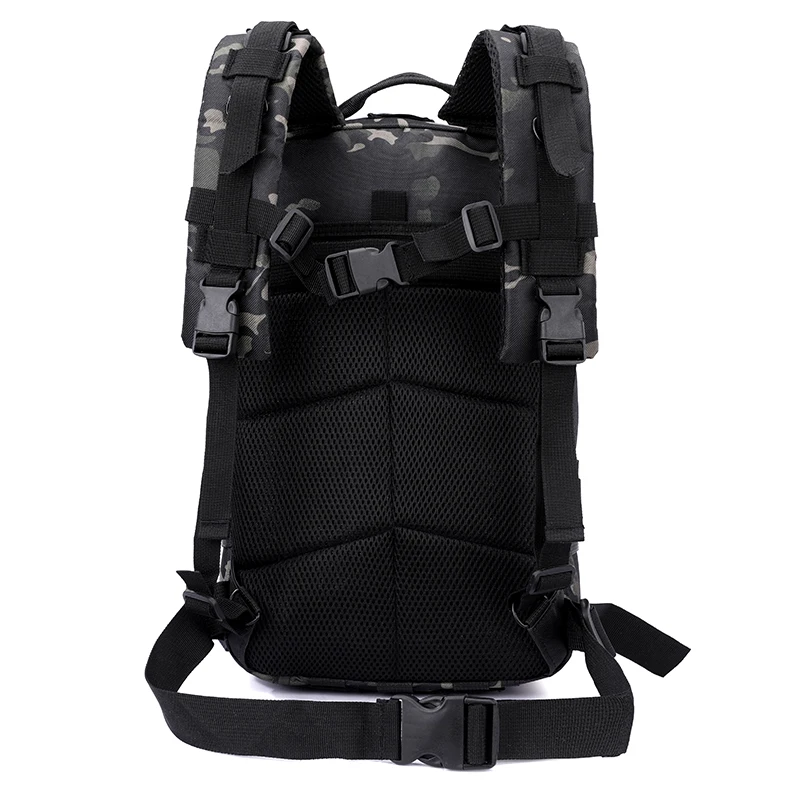Tactical Outdoor Backpack - Equipped with multiple compartments, zippered closure, suitable for travelers, campers, and outdoor