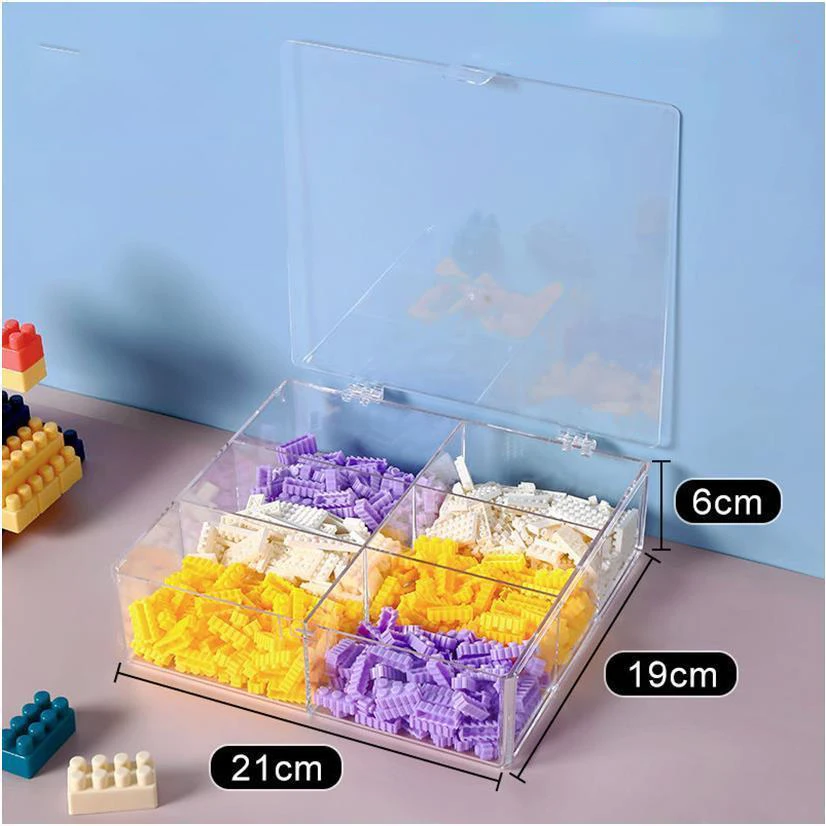 Citylife 17 QT Plastic Storage Box with Removable Tray Craft Organizers and Storage  Clear Storage Container for Organizing Lego, - AliExpress
