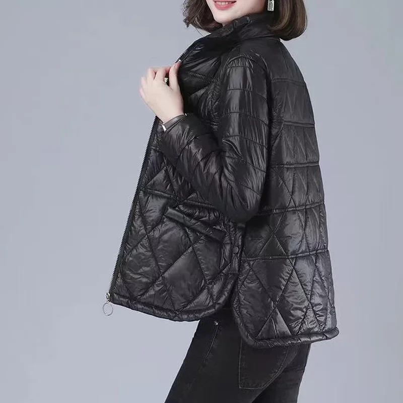 

Parka Women Plus Size Padded Coat 2022 Winter Down Cotton Padded Clothes Artificial Mink Hair Splicing Warm Parkas Jackets Woman